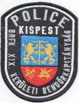 Parche de brazo de la Policía de Kispest (XIX Condado de Budapest)