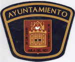 Parche de brazo del personal adscrito a la Policía Local de Ávila.