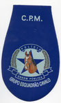 Parche del Escuadrón a caballo de la Unidad de Orden Público de la Policía Nacional de Angola.