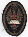 Parche de la Brigada Paracaidista (BRIPAC) o Brigada de Infantería Ligera Paracaidista "Almogávares" VI Color Régimen Anterior usado entre 1956 y 1978