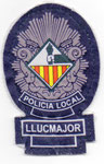 Parche de pecho de la Policía Local de Llucmajor (Mallorca)