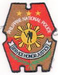 Parche de brazo de la Policía Nacional de Filipinas