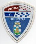 Parche de brazo de la Policía Local de Oropesa (desde 2011).
