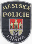 Parche de brazo de la Policía Local de Praga.