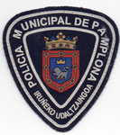 Parche de brazo de la Policía Municipal de Pamplona.