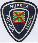 Parche de brazo derecho de la Policía Local de Huesca