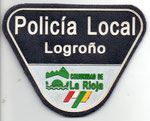 Parche de brazo de la Policía Local de Logroño.