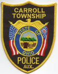 Parche de brazo de los Auxiliares de Policía de Carrol Township.