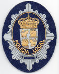 Parche de pecho de las Policías Locales del Concello de Baiona