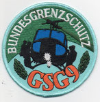 Parche de brazo de las Unidades antiterroristas de la Policía Federal Alemana conocida popularmente como GSG 9.