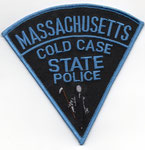 Parche de brazo de la Unidad de Investigación de Casos sin cerrar de la Policía Estatal de Massachusetts.