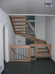 ½ gewundene Treppe mit Wandwange