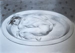 Natural, 2013. Grafit auf Zeichenkarton, 100 x 70 cm