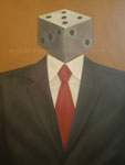 Who makes the law, 2012. Acryl auf Leinwand, 100 x 80 cm