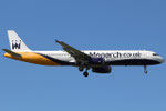 Airbus A321 Monarch G-OZBT