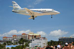 N523WC - Dassault Falcon 2000 - private @ SXM