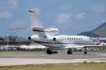 N827CT - Dassault Falcon 50 - private @ SXM