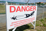 Danger alert @ Maho Beach SXM