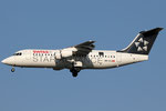 Avro RJ100 Swiss HB-IYU Star Alliance livery