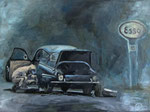 the breakdown, 2010, oil on canvas, 40 x 50 cm