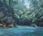 the rugged lagoon, 2012, oil on canvas, 110 x 130 cm