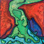 Fusion végétale 2023 20x20cm