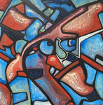 Le Père Noël 2019 50x50cm