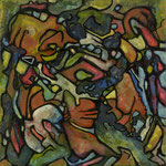 Mika dans le jardin d'Eden 2021 30x30cm