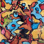 Dialogue de basse-cour 2023 20x20cm