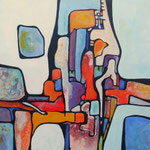 Le clown expérimenté 2014 100x100cm