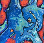 Valse aquatique 2023 20x20cm