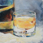 Tagesbilder, Dailypainting, Ölmalerei, Kunst für Sammler, Gold und Bernstein, Cecily Park