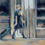 Tagesbilder, Dailypainting, Ölmalerei, Kunst für Sammler, Heimweg, Cecily Park