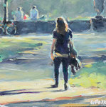 "Kunst für die Seele: Meisterhaftes Tagesbild am Rheinufer"