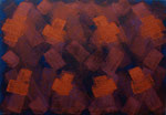 o.T., 2018 - IV, Acryl auf Jute, 70 x 100 cm