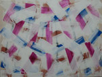 o.T., 2024 - X, Acryl auf Nessel, 75 x 100 cm