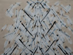 o.T., 2024 - I, Acryl auf Nessel, 75 x 100 cm