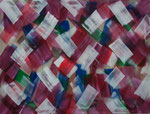 o.T., 2024 - XVII, Acryl auf Nessel, 75 x 100 cm
