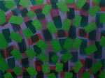o.T., 2021 - XIII, Acryl auf Jute, 75 x 100 cm