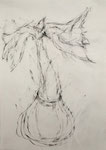 o.T., 1/2022 - IX, Bleistift auf Papier, 21,1 x 29,7 cm