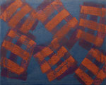 o.T., 2017 - XVI, Acryl auf Jute, 80 x 100 cm