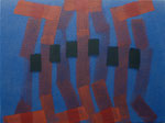 o.T., 2021 - I, Acryl auf Jute, 75 x 100 cm