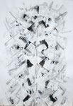 o.T., 8/2023 - IV, Acryl auf Papier, 70 x 100 cm