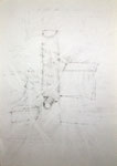 o.T., 2/2022 - IV, Bleistift auf Papier, 21,1 x 29,7 cm