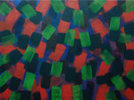 o.T., 2021 - IX, Acryl auf Jute, 75 x 100 cm