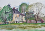 Au an der Enns | Pastell auf Papier | 60 x 43 cm | 2000