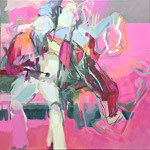 Back to Back | Acryl auf Leinwand | 80 x 80 cm | 2025