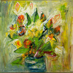 Primavera | Öl auf Leinen | 100 x 100 cm | 2023