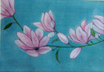 Magnolien ........ gerahmt 50x40cm                                           120.--€