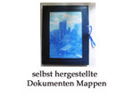 selbst hergestellte Dokumentenmappen